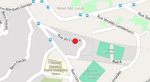 Mapa da localização