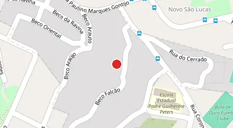 Mapa da localização