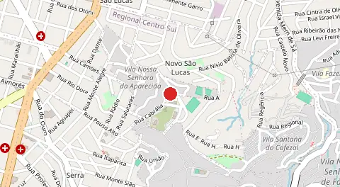 Mapa de Nossa Senhora da Aparecida