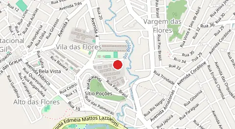Mapa de Vila das Flores