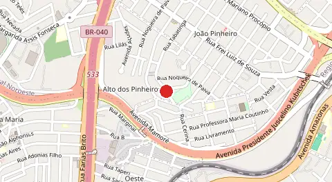 Mapa de Alto dos Pinheiros