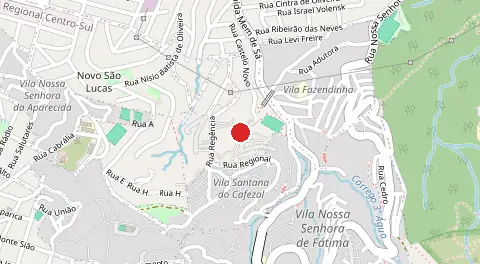 Mapa de Novo São Lucas