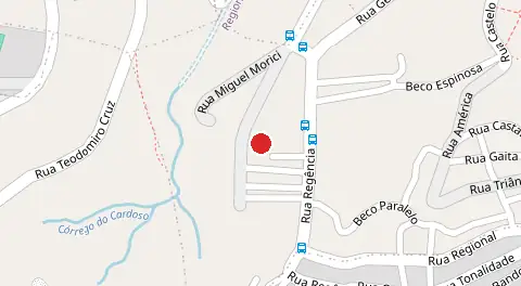 Mapa da localização