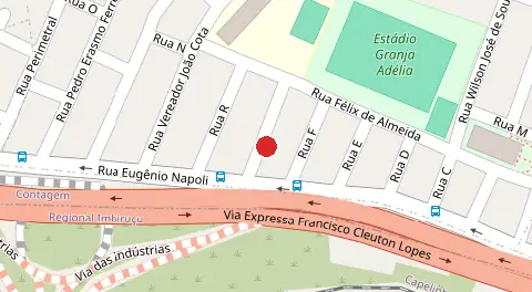 Mapa da localização