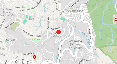 Mapa de Santans do Cafezal