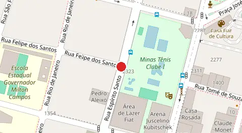 Mapa da localização