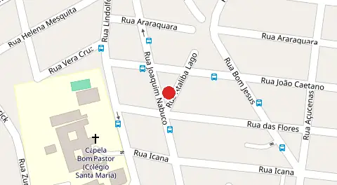 Mapa da localização
