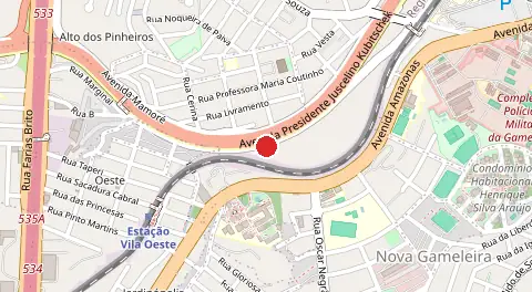 Mapa de Oeste