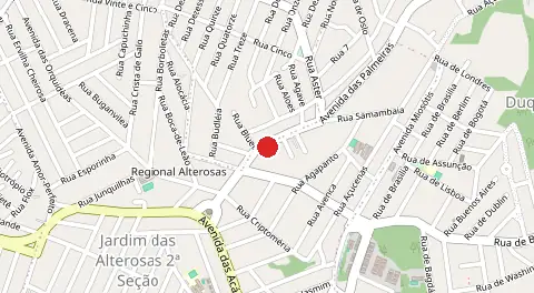 Mapa de Jardim Alterosas Segunda Secao