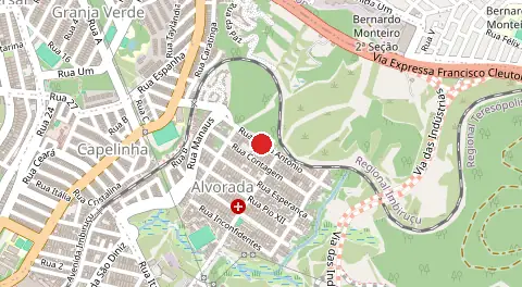 Mapa de Alvorada