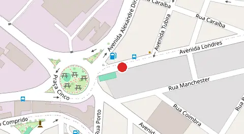 Mapa da localização