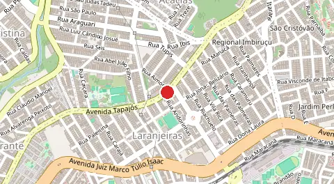 Mapa de Laranjeiras