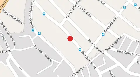 Mapa da localização
