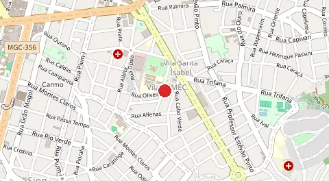 Mapa de Cruzeiro