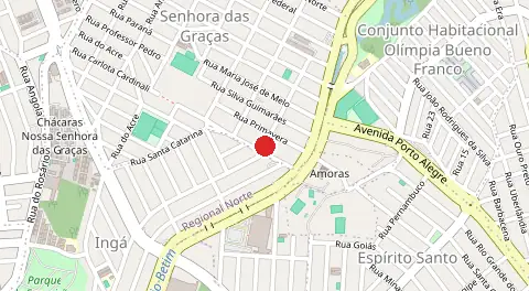 Mapa de Senhora das Gracas