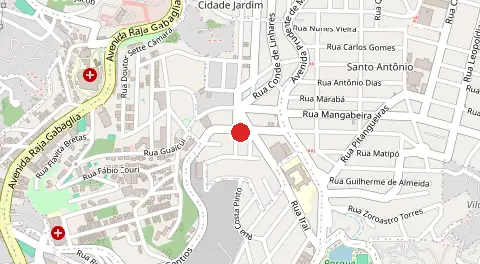 Mapa de Coração de Jesus