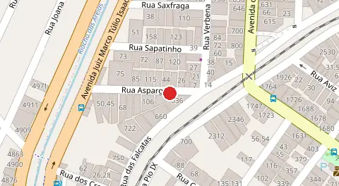 Mapa da localização