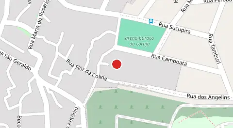Mapa da localização