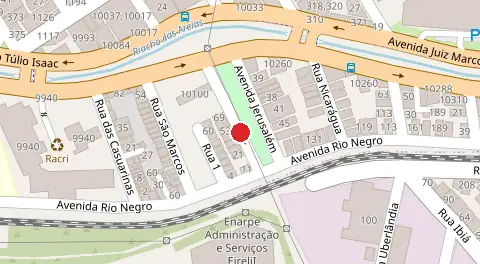 Mapa da localização