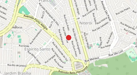 Mapa de Divinopolis
