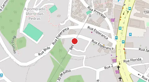 Mapa da localização