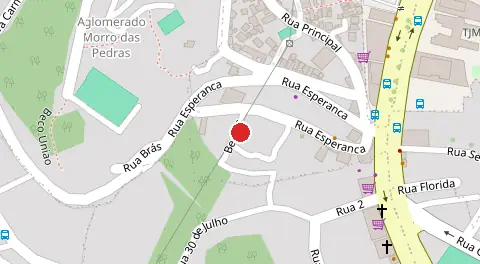 Mapa da localização