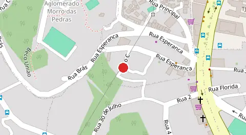 Mapa da localização