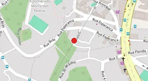 Mapa da localização