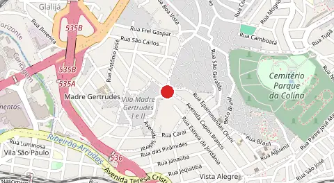Mapa de Vila Madre Gertrudes I