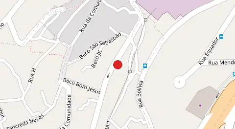 Mapa da localização
