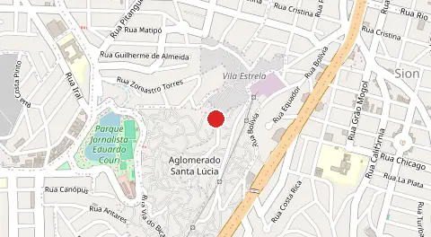 Mapa de Vila Santa Lúcia