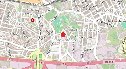 Mapa de Santo Antônio