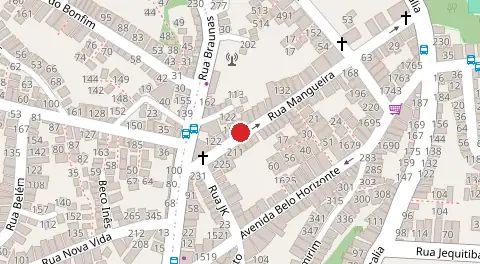 Mapa da localização