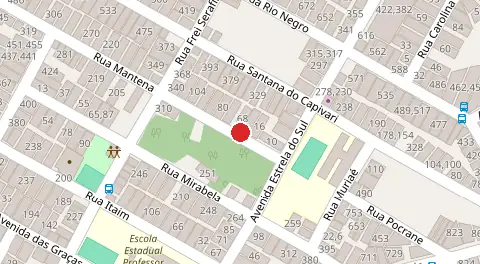 Mapa da localização