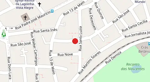 Mapa da localização