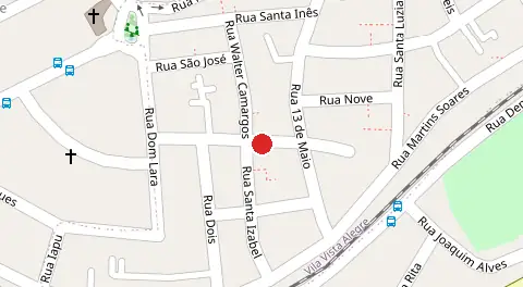 Mapa da localização