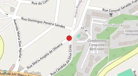 Mapa da localização