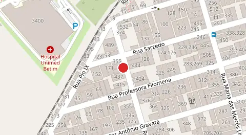 Mapa da localização