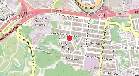 Mapa de Santa Cruz