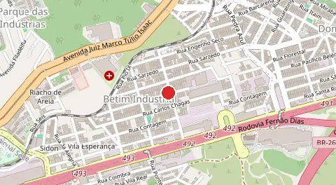 Mapa de Betim Industrial
