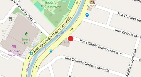 Mapa da localização