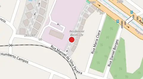 Mapa da localização
