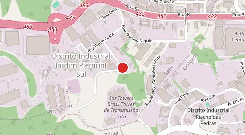 Mapa de Jardim Piemonte Sul