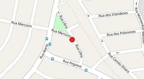 Mapa da localização