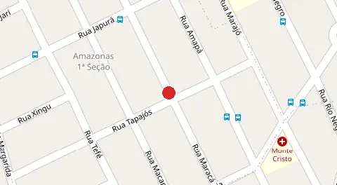 Mapa da localização