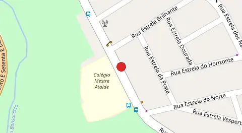 Mapa da localização
