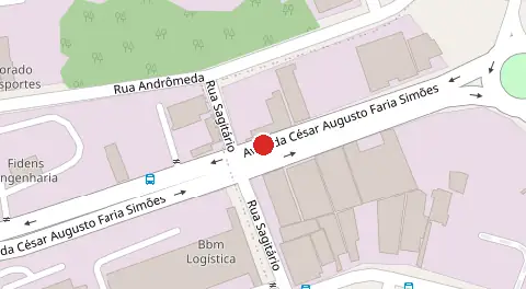 Mapa da localização