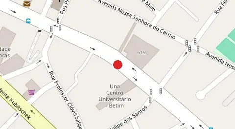 Mapa da localização