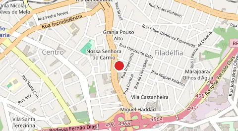 Mapa de Filadelfia