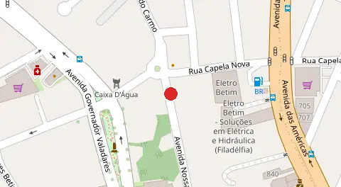 Mapa da localização